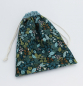 Preview: Projektbeutel/ Handarbeitsbeutel mit Kordel Dancing Leaves